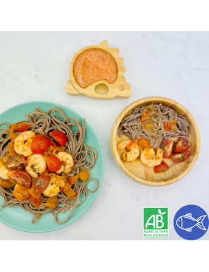 Soba de Crevettes et Duo de Tomates