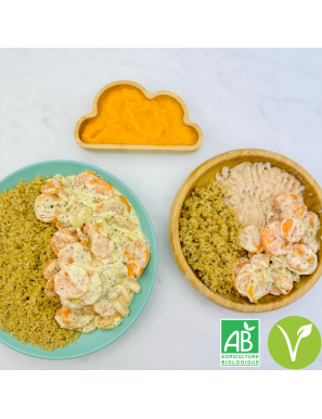 Quinoa aux Carottes et Haricots Blancs