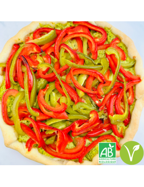 Tarte Poivrons au Pesto de Courgette