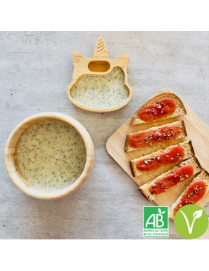 Velouté frais de concombres