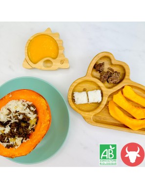 Courge Farcie Bœuf et Riz