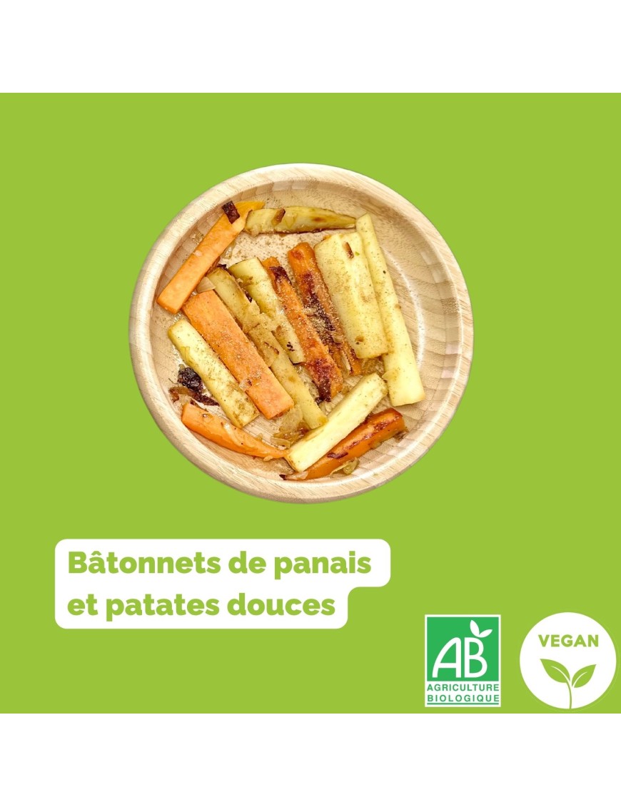 Bâtonnets de panais et patates douces