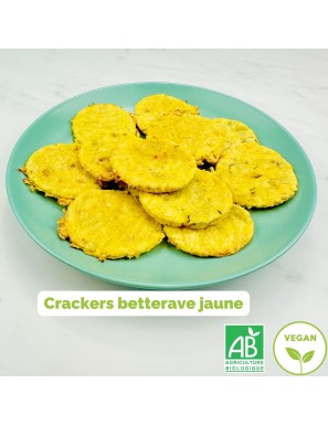 Crackers de betterave jaune
