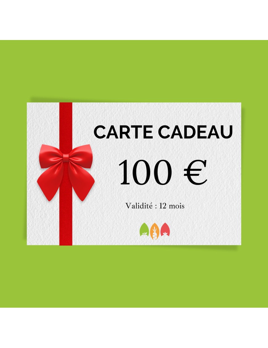 Carte Cadeau 100 €