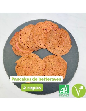 6 pancakes betteraves - 2 repas