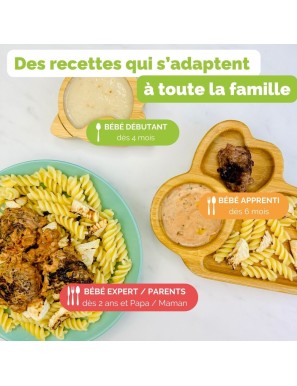 Box 5 repas hebdomadaire parents, enfant et bébé dès 4 mois