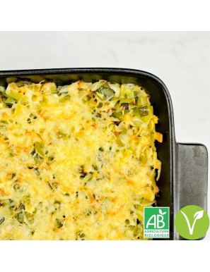 Gratin de Crozet & Poireaux