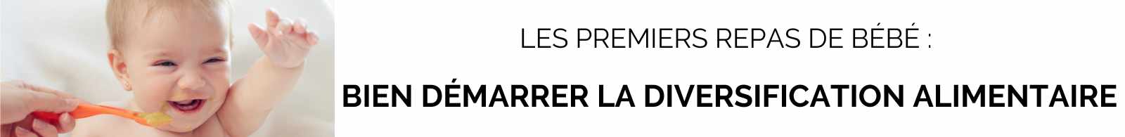 Guide de démarrage de la diversification alimentaire