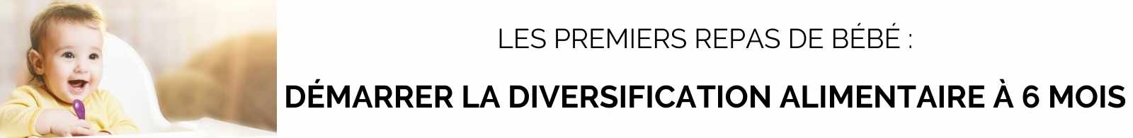 Guide de démarrage de la diversification alimentaire