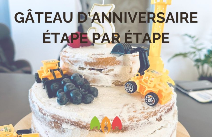 Gâteaux d'anniversaire pour les 3 ans de Marius