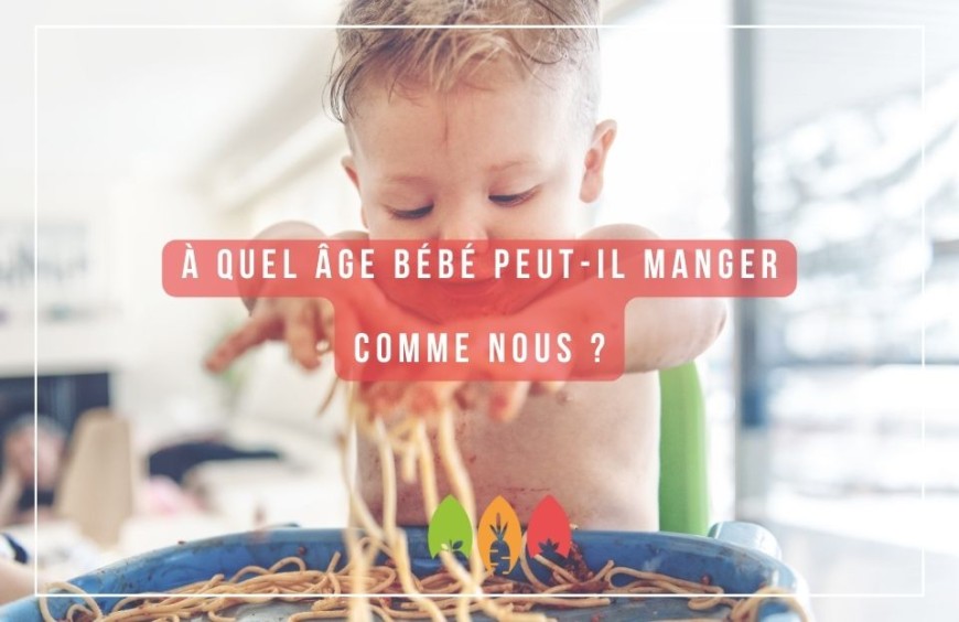 À quel âge bébé peut-il manger comme nous ? Guide pour parents sur la diversification alimentaire et les repas de bébé
